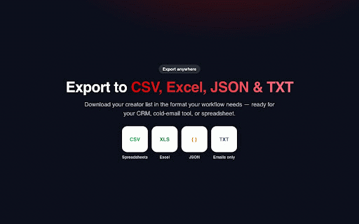 TubeMailer - YouTube Email Finder :: Find business emails from YouTube creators and export them to CSV, Excel & more. Search by keyword or category.