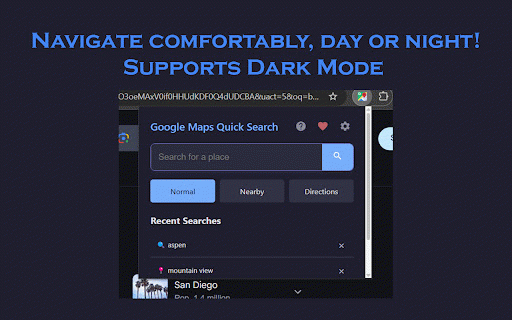 Google Maps Quick Search: Popup, Right-Click & Shortcut :: Quick access to Google Maps