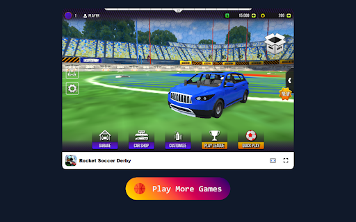 Rocket Soccer Derby Game - Turbo-Charge Your Way to Soccer Glory! :: Join thrilling car soccer battles with Rocket Soccer Derby—fast, fun, and free!