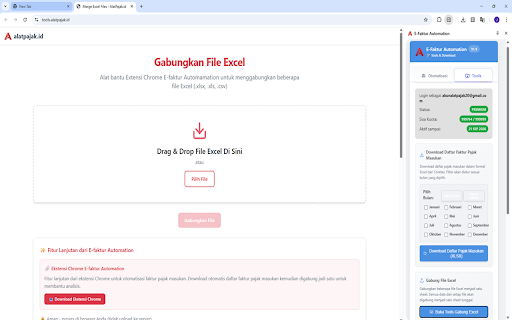 E-Faktur Automation :: Otomatisasikan Proses Kreditkan Pajak Masukan, Sekali Klik Beres Semua