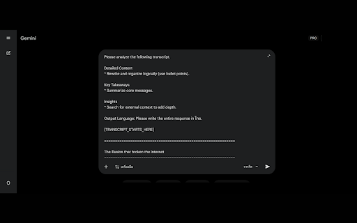 EasyScript: YouTube Subtitle & Transcript Downloader :: Download YouTube subtitles & transcripts (TXT, SRT, RAW) with smart 30s grouping and send them to ChatGPT / Gemini / Claude