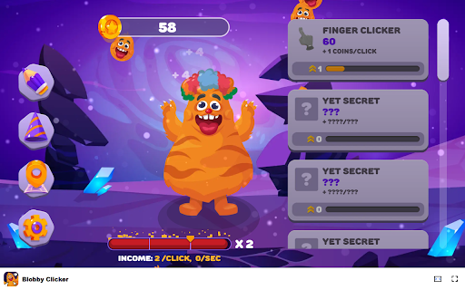 Blobby Clicker - Click to earn money and upgrade your Blobby! :: Raise your Blobby and earn coins in this addictive offline clicker game!