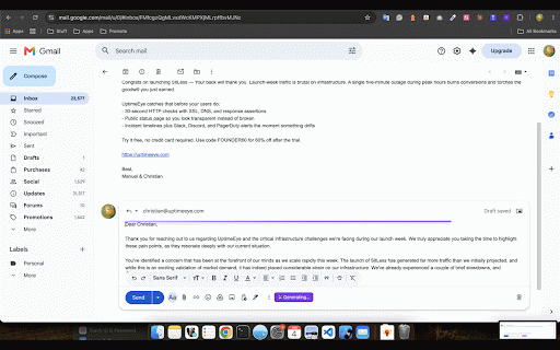FastReply AI for Gmail :: Reply to Gmail emails 5x faster with AI