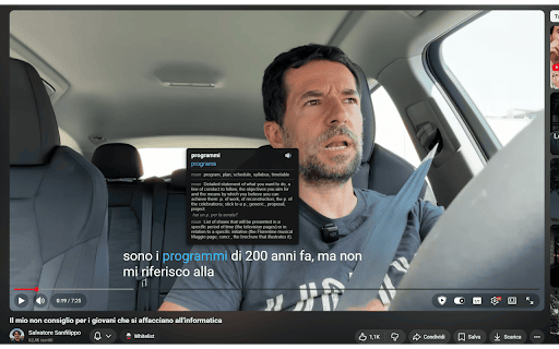 Sublens - Translate & Learn from Subtitles :: Turn Netflix, YouTube & Prime Video subtitles into instant word translations, dictionary lookups & pronunciation.