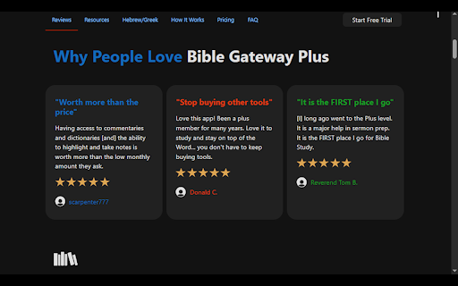 Bible Gateway Dark Mode :: Dark theme for BibleGateway.com with a toggle button.