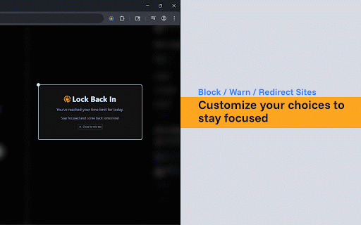 Lock In - Focus & Distraction Manager :: Manage distracting sites with tracking, blocking, and more to keep yourself locked in.
