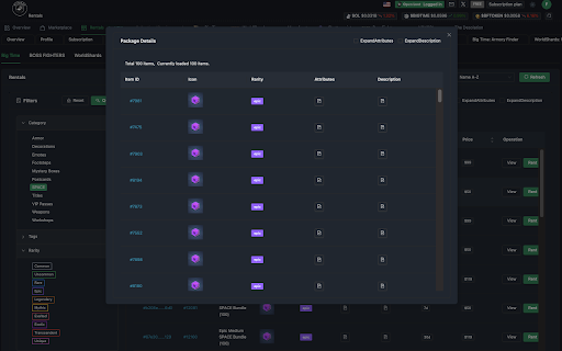 Kit Loot - (OpenLoot Ecosystem Toolkit) :: Big Time, WorldShards, Moonfrost, Shatterpoint, Boss Fighters, The Desolation, KOKODI...
