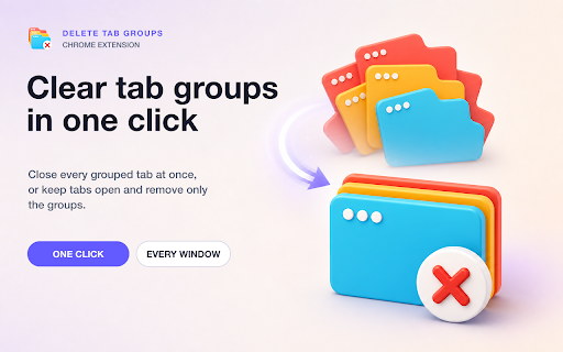 Delete Tab Groups: Close, Ungroup, Archive, Sort, Dedupe & Group by Domain :: Close other/collapsed groups, duplicate or ungrouped tabs. Collapse groups, apply auto-group rules, bind a shortcut to each action.