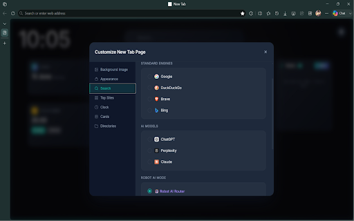 Raeen Workspace – Smart New Tab :: A premium, minimalist new tab dashboard with integrated AI workflows and focus features.