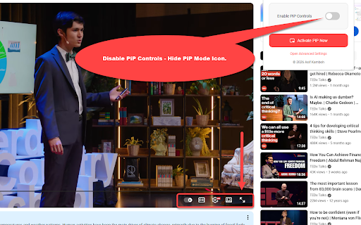 YouTube PiP Pro :: Enables Picture-in-Picture mode for YouTube videos with native integration