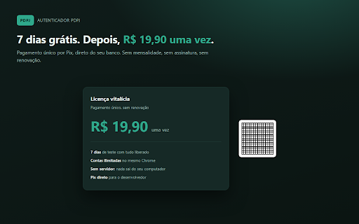 Autenticador PDPJ :: Preenche o código de duas etapas do PDPJ/PJe sozinho, com várias contas e travas contra envio na conta errada.