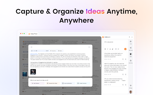 GitMind AI: Mind Map, Summarizer, ChatPDF, Image Editor&Video Toolkit :: One plugin for all your needs. AI chat, image editing, audio & video processing, PDF editing, and mind map generation.