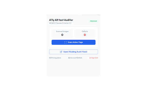 A11y Alt text Auditor :: Analyze, audit, and generate WCAG 2.1 compliance reports for web images with accessibility tools.