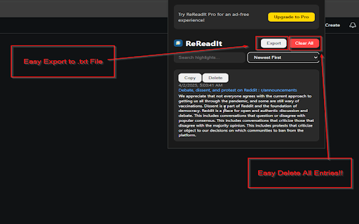 ReReadIt :: Save and organize your webpage highlights