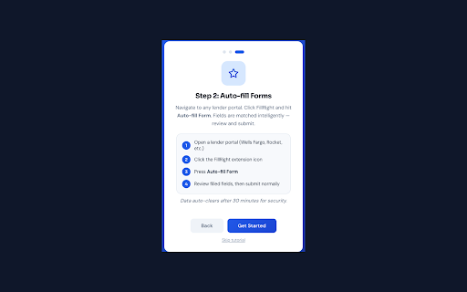 FillRight — Auto-Fill for Loan Officers :: Capture borrower data from your LOS and auto-fill lender portals in seconds. Built for mortgage professionals.