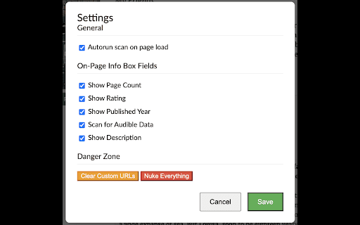 Goodreads Book Details :: Display book details and description under book covers. No need to click or hover