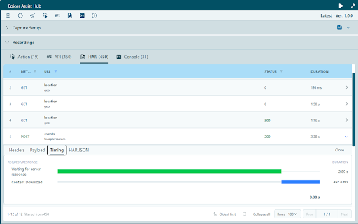 Epicor Assist Hub :: Records user actions and generates natural language scripts