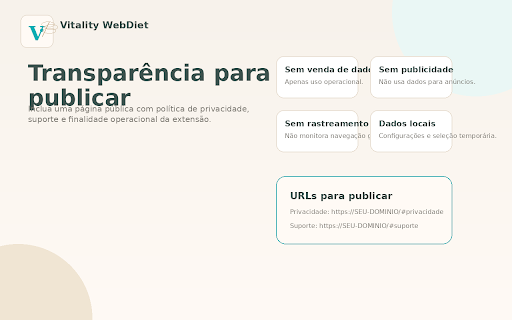 Vitality WebDiet Painel :: Integra o Vitality ao WebDiet para selecionar pacientes, abrir relatórios e preencher avaliações corporais automaticamente.