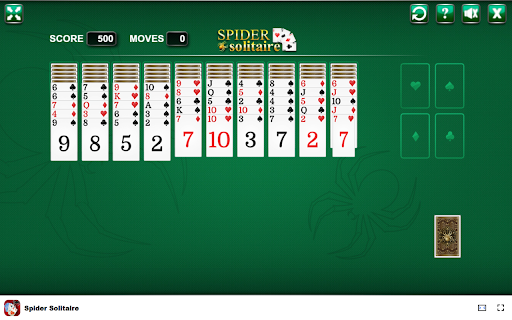 Spider Solitaire Game - Stack cards in order and master the game! :: Enjoy the ultimate offline Spider Solitaire experience, challenge yourself & relax anywhere with this free Chrome extension!