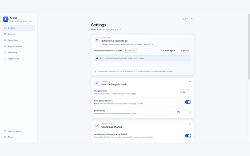 SnipIt — Screenshot, Screen Recorder & Share :: Capture full pages, regions, tabs and screens. Annotate, trim and share with SnipIt.