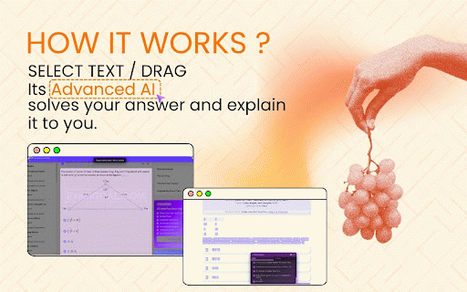 DragIT AI : Oneclick AI Homework Helper for Code,MCQ,Questions :: Use this AI Homework Helper to get the answer/summary quickly exactly like other AI chatbots but with just one click.