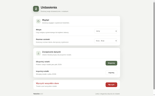 NoteSlim :: A simple Chrome browser extension that enables quick creation and management of notes.