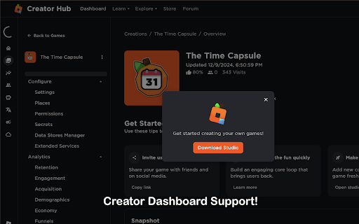 Efaz's Roblox Extension :: An extension that contains all of Efaz's Roblox Extensions into one, maximizing ability to customize!