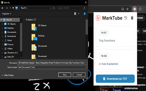 MarkTube :: Save timestamped notes on YouTube videos