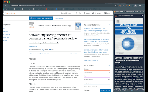 Web TLDR — AI Summaries for Articles & Blogs :: Instantly summarize any webpage's content with AI