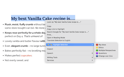 Simple Web Highlighter — Save & Organize Text Instantly :: Highlight text on any webpage, save it automatically, and share it with others. Perfect for studying, research, and productivity.