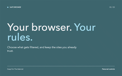 Safe Browse – Profanity & NSFW Filter :: Soap For The Internet. Blocks profanity, explicit images, adult sites, and unsafe search while you browse.