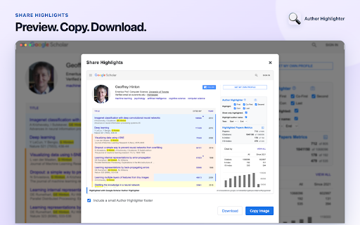 Google Scholar Author Highlighter :: See first, co-first, second, corresponding, and last-author papers with authorship metrics on Google Scholar profiles.