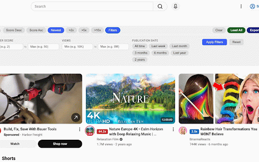 Outlier Finder by moreoften.io :: Find viral videos before they trend. Outlier scores auto-load on every YouTube page.