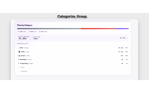 Amethyst: Local Attention Tracker :: Track your real focused browsing time. local-first, no account, no cloud. Know exactly where your attention goes.
