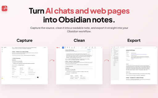 GoSnip - Screenshots, Articles, PDFs & Table Extraction :: Web clipper to save webpages and AI chats as articles, screenshots, PDFs, and tables, with advanced extraction and Obsidian export.