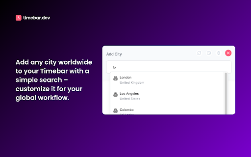 Timebar: A world clock and meeting planner for your side panel :: Convert time zones, plan meetings & create calendars events from the side panel. Works with Google, Apple, Outlook & more calendars.