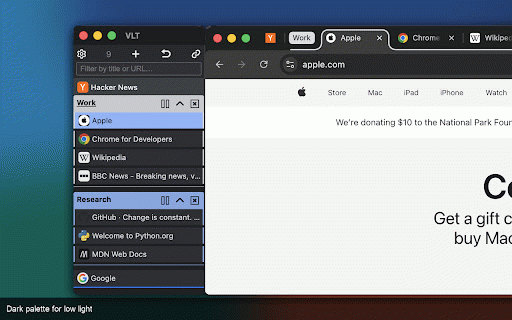 Vertically Listed Tabs :: Manage your tabs vertically and browse quicker!