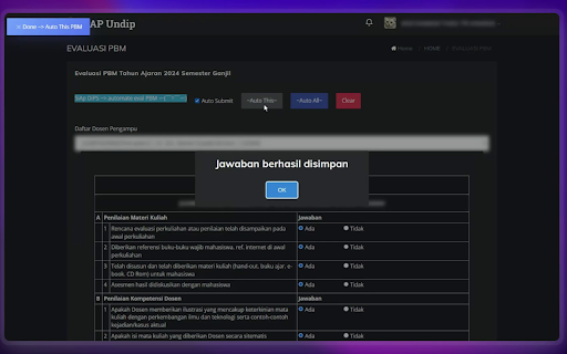 Siap Dips: Your Campus Companion :: Extension for better SIAP Undip experience.
Created by myudakk.
