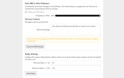 BeFox&Sleep: Smart Unfollow Instagram Accounts :: Automate Instagram: unfollow non-followers, follow new users, view stories & DM new followers. Privacy-focused, local processing