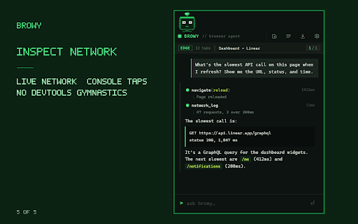 Browy :: The browser agent that runs on the AI subscription you already pay for. No second bill.