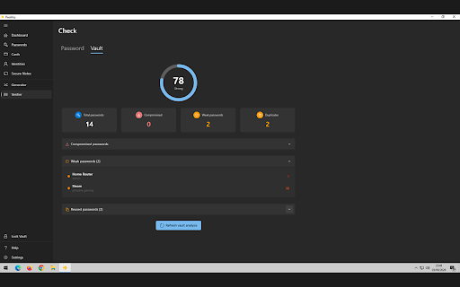 PassKey :: Password manager browser integration for PassKey Desktop. Autofill credentials, cards and identities — no cloud, no subscription.