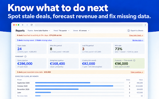 Teamopipe CRM for Gmail :: Teamopipe is a simple CRM for consultants, freelancers, founders and small sales teams that sell through Gmail. Keep every…