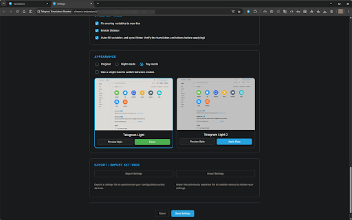 Telegram Translations Booster :: Booster tool for the Telegram Translations Platform.