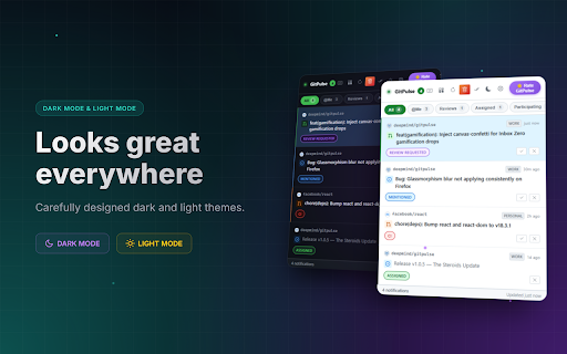 GitPulse — GitHub Notifications :: Your GitHub notification command center. Filter, triage, and manage notifications without leaving your current tab.