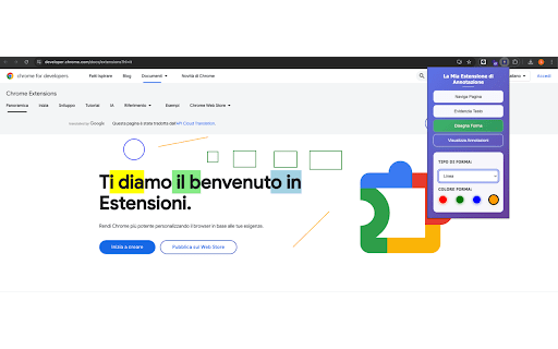 Personal Annotation :: Highlight text and draw shapes on web pages.