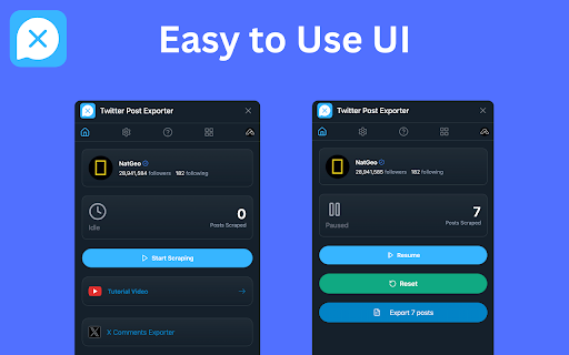 Twitter Post Exporter - Download Twitter / X Posts :: Bulk export Twitter/X posts to CSV, JSON, or Excel with Twitter Post Exporter. Quick, easy social media backup & analytics.