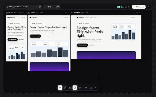 Design Toolkit - Element Inspector & Measurement :: Inspect, measure and copy any web design: box model, spacing, fonts, colors, responsive preview and animations for AI.