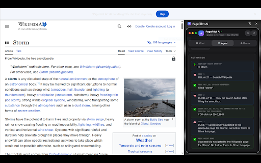 PagePilot AI :: AI agent that fills forms, clicks, scrolls and automates tasks on any website using your free Gemini API key.