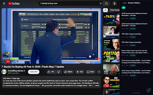 Context Listener: Live AI Notes & Transcripts — Videos, Podcasts & Lectures :: Live AI notes, transcripts & stock cards for any video or podcast — built for students, investors & researchers.