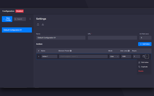 Auto Clicker - Form Helper :: Automates clicks and form filling on dynamic websites to optimize your web tasks